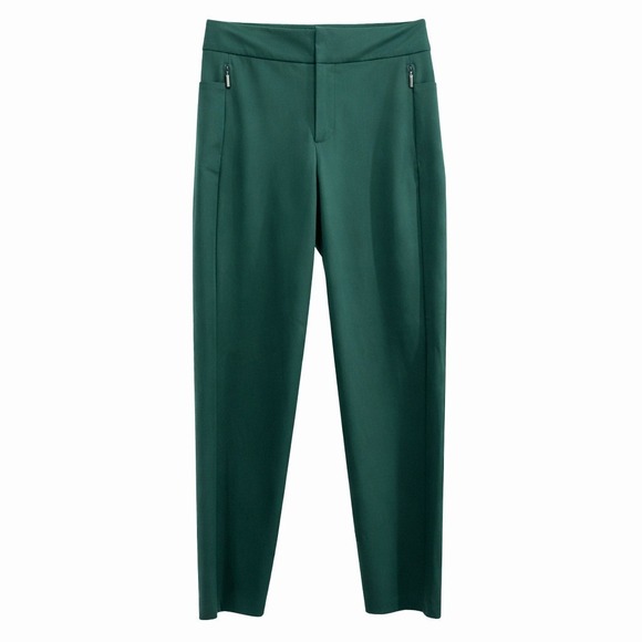 Athleta Pants - Athleta Stellar Trouser Women 6 Green Excellent Tapered Travel Workwear Pants